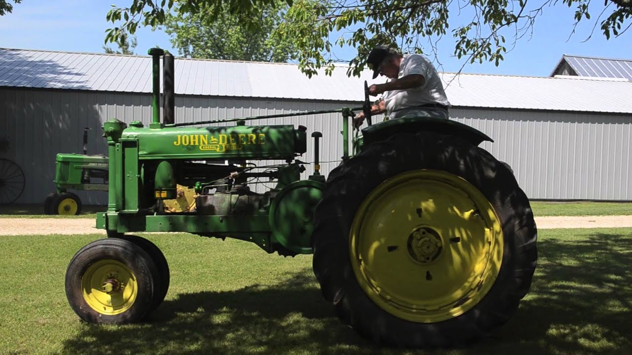 1939 John Deere Model Unstyled G Tractor - The Ed Westen Tractor Collection Auction - YouTube