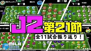 【J2第21節】東京ヴェルディvs横浜FC/柏レイソルvsヴァンフォーレ甲府　ほか【全11試合ふりかえり!】