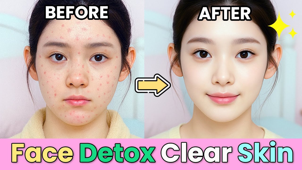 Face Detox 💖 Acne-Free Glow, Snatched Face – Puffy to Perfect! - YouTube