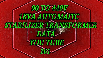 90V To 440V 1000watt ( 1kva ) Automatic Stabilizer Transformer Coil Winding Data Easy At Home.YT-161