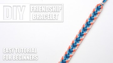 Chevron Arrow Lines Zigzag Macrame Friendship Bracelets | Easy Tutorial for Beginner