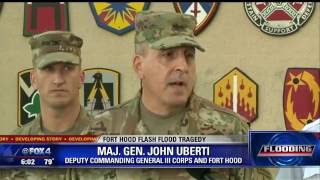 5 Fort Hood soldiers dead, 4 missing after truck overturns in flooded creek