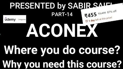 ACONEX I Where you do course? Why you need this course? Fitness Saifi