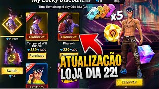 LOJA MISTERIOSA 9.0 DIA 22, NOVO PERSONAGEM, TICKETS GRÁTIS HOJE, SERVIDOR AVANÇADO E MAIS !!