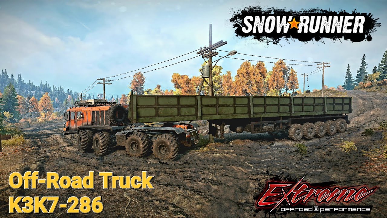 SnowRunner Best Offroad Truck For Sideboard Trailer K3K7286 YouTube