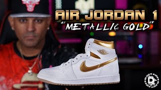 AIR JORDAN 1 ''METALLIC GOLD'' 🌟 (RESEÑA EN ESPAÑOL)