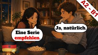 10 Deutsch Dialogen (A2-B1) | Deutsch lernen durch Hören | Wortschatz & Geschichten