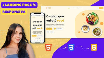 Como fazer uma LANDING PAGE responsiva e animada | HTML, CSS e JavaScript (JQUERY)