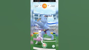 Boosted Machamp solo raid with Mewtwo army | Pokémon go