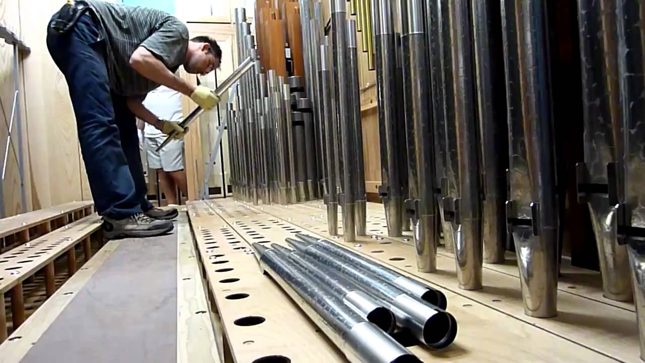 Organ/Art Installation at Saint Barnabas Pipes & tuning YouTube