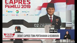 Prabowo : Pertahanan Indonesia Terlalu Lemah