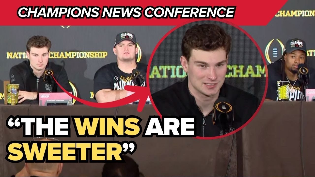 'That much sweeter' | IU's Mendoza reacts to hard-fought win over Miami in CFP National Championship