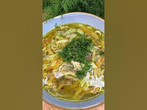 Курячий бульйон з домашньою локшиною #recipe - YouTube