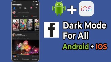 Facebook dark mode both in Android and IOS versions || 2020 latest Version