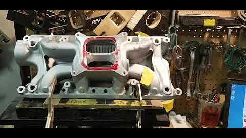 SBF Ebay carb Air Gap manifold flow test part 2