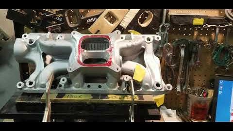 SBF Ebay carb Air Gap manifold flow test part 2