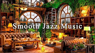 Smooth Jazz Music at Cozy Coffee Shop Ambience for Study,Work,Focus☕Relaxing Jazz Instrumental Music