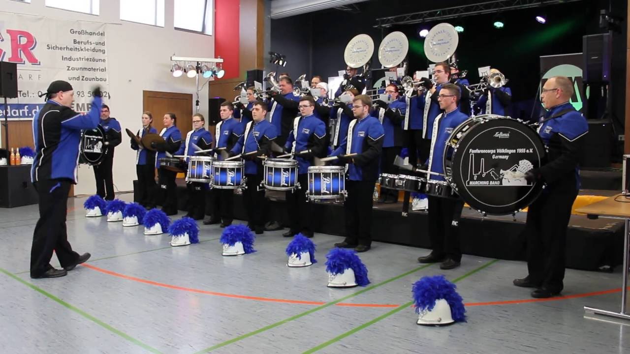 Marching Band Völklingen bei der Gugge mol mit Maak me gek