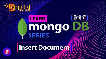 7- How to Create | Insert Documents into Collection in MongoDB | MongoDB Tutorial in Hindi
