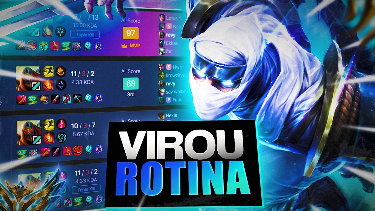 CARREGAR DE ZED NO CHALLENGER VIROU ROTINA