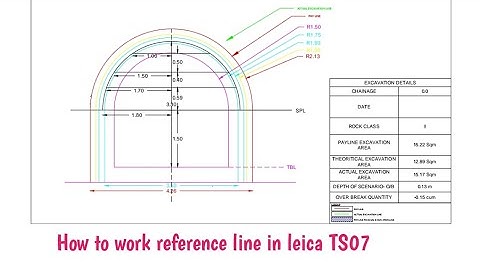 How to work reference line in leica TS07!@binudboruah5156