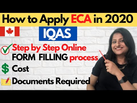 How to Apply ECA from IQAS in 2020 | IQAS for ECA | Step by Step Form Filling | Canada Express Entry