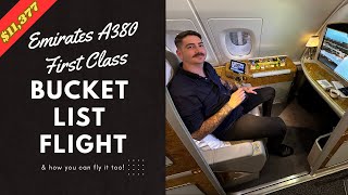 14 Hours In Emirates A380 First Class Suite  EK409 Melbourne to Dubai | Pointy End Secrets