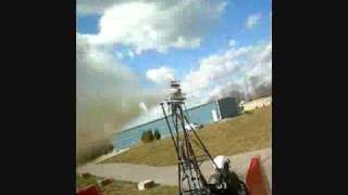 Blade Coning Demonstration eDVR Rotorblade of Gyroplane CX 2