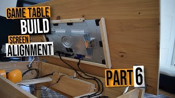 Retro Game Mame Arcade Coffee Table DIY Build Guide #Part6