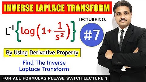 INVERSE LAPLACE TRANSFORM IN HINDI LECTURE 7 STUDY OF SOLVED PROBLEM 5