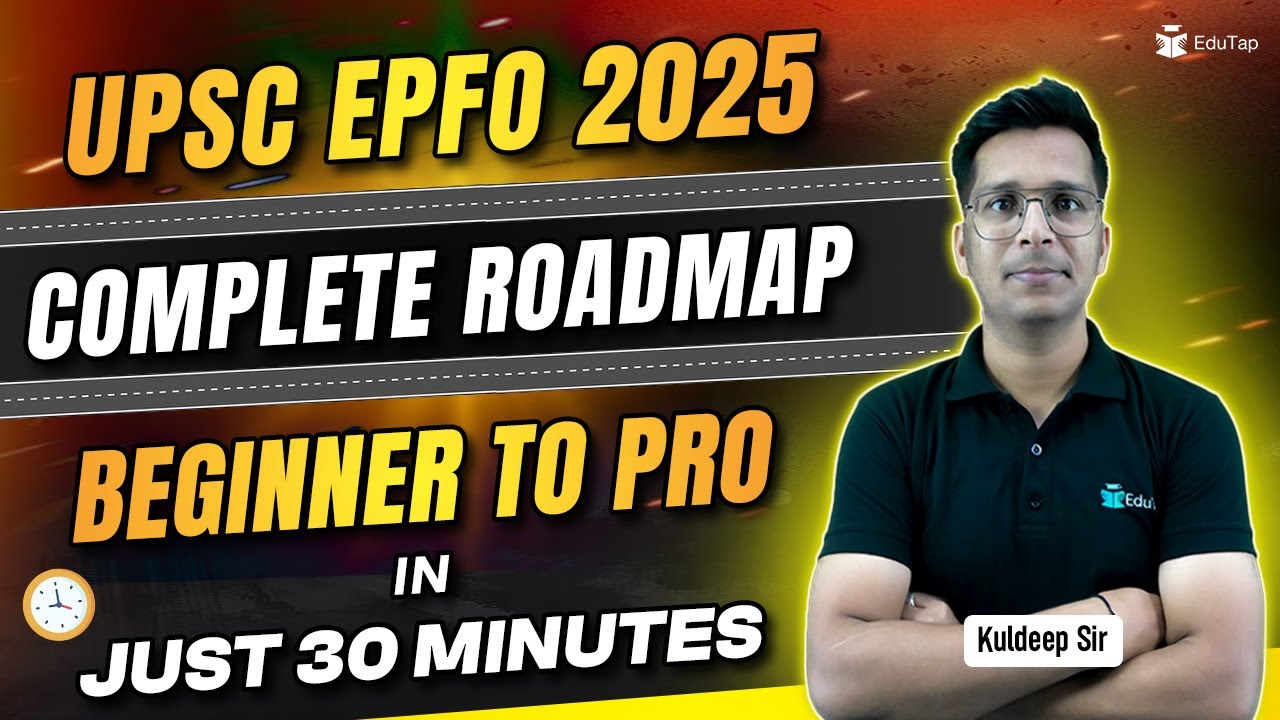 UPSC EPFO 2025 Preparation Strategy for Beginners | How to Prepare for ...
