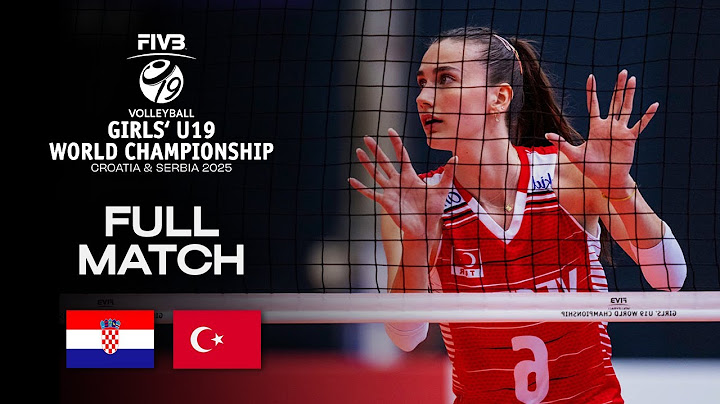 Croatia vs. Türkiye - Round of 16 | Girls' U19 World Champs 2025 - Full Match