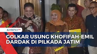 Resmi! Golkar Usung Khofifah-Emil Dardak di Pilkada Jatim 2024