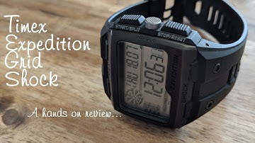 Timex Expedition Grid Shock digital watch - hands on review