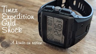 Timex Expedition Grid Shock digital watch  hands on review