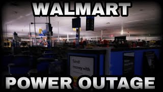 alvin Walmart power outage!! tornado takes the fence!!