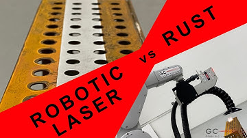 Robotic Laser vs Rust: Fast rust removal video. Perfect restoration with robotic laser cleaning.