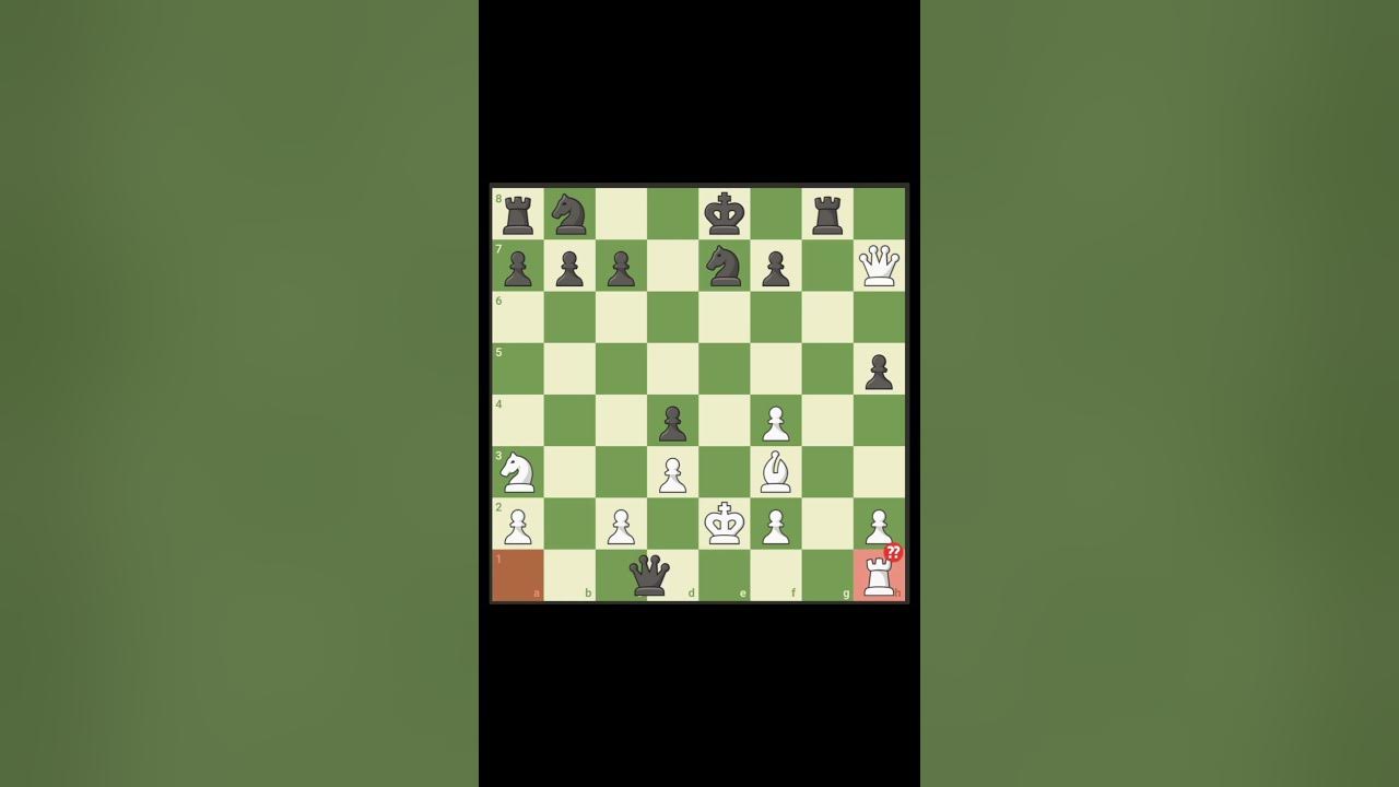 Rook as bait, queen as dinner. #learnchess #beginnerchess #chessgame #checkmate #chesscom
