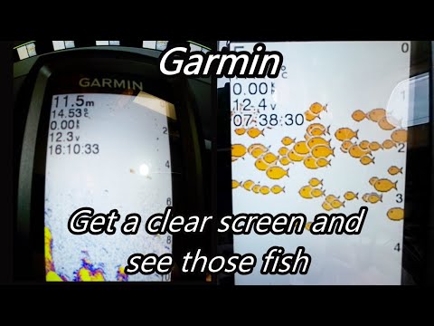 garmin striker Vivid 4CV tutorial Use the fish symbol, see the