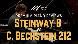 Steinway Model B vs C. Bechstein B 212 by Merriam Pianos