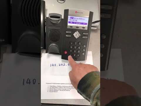 Polycom IP 335 firmware update to 4.0.14.1580