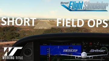SR22T Short Field Training: TAKE OFF and LAND SAFELY on the SHORTEST RUNWAYS | Real Airline Pilot