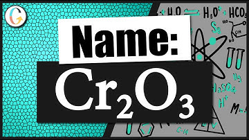 How to name Cr2O3