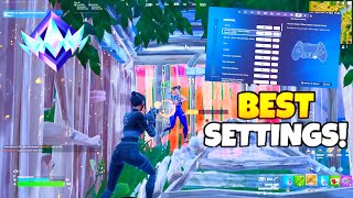 *UPDATED* BEST Controller Settings For RANKED  Edits + AIMBOT Fortnite Chapter 5 (PS5/XBOX/PC)