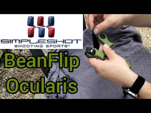 Simpleshot Beanflip Ocularis unboxing and set up.  Everyday Carry Edc Slingshot