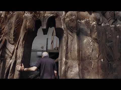 Wall of Grief. From a documentary "on Sculpture" by G. Frangulyan