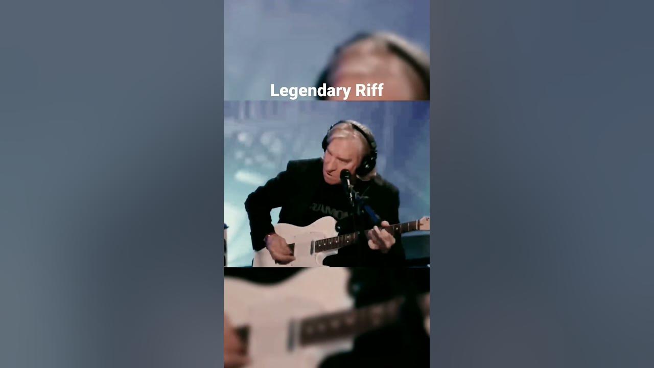 Joe Walsh plays his riff from 'Life in the Fast Lane' (Eagles)