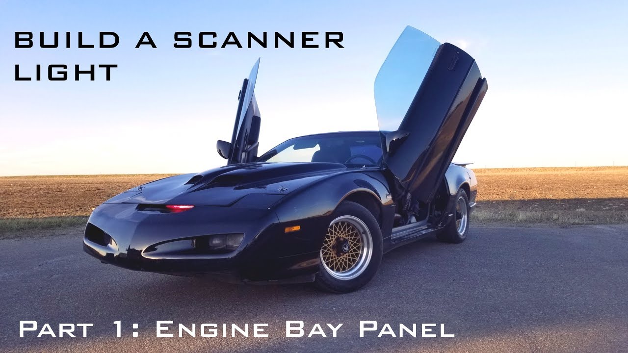 Build a KITT (Knight Rider) Scanner Part 1 Engine Bay Panel Eye of