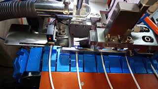 AM121 A male connector soldering machine