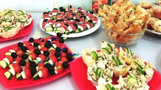 Праздничные ЗАКУСКИ! 6 идей для ФУРШЕТА на День Рождения! Канапе!Тарталетки!Сырные палочки! Маффины! Праздничные ЗАКУСКИ! 6 идей для ФУРШЕТА на День Рождения! Канапе!Тарталетки!Сырные палочки! Маффины!
